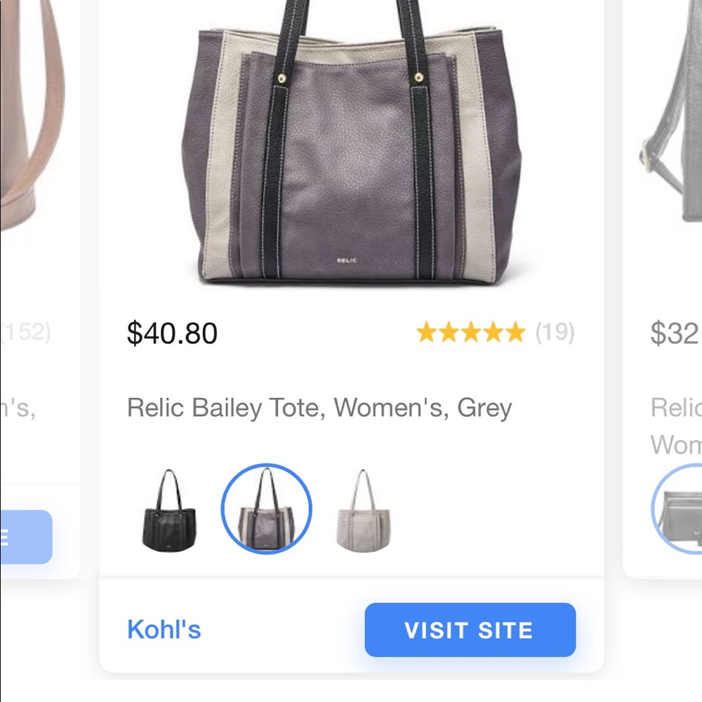 Relic shoulder bag/purse.
